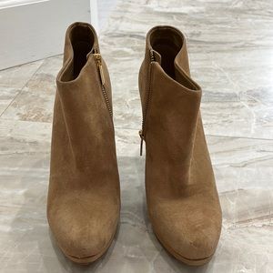 Michael Kors suede booties.